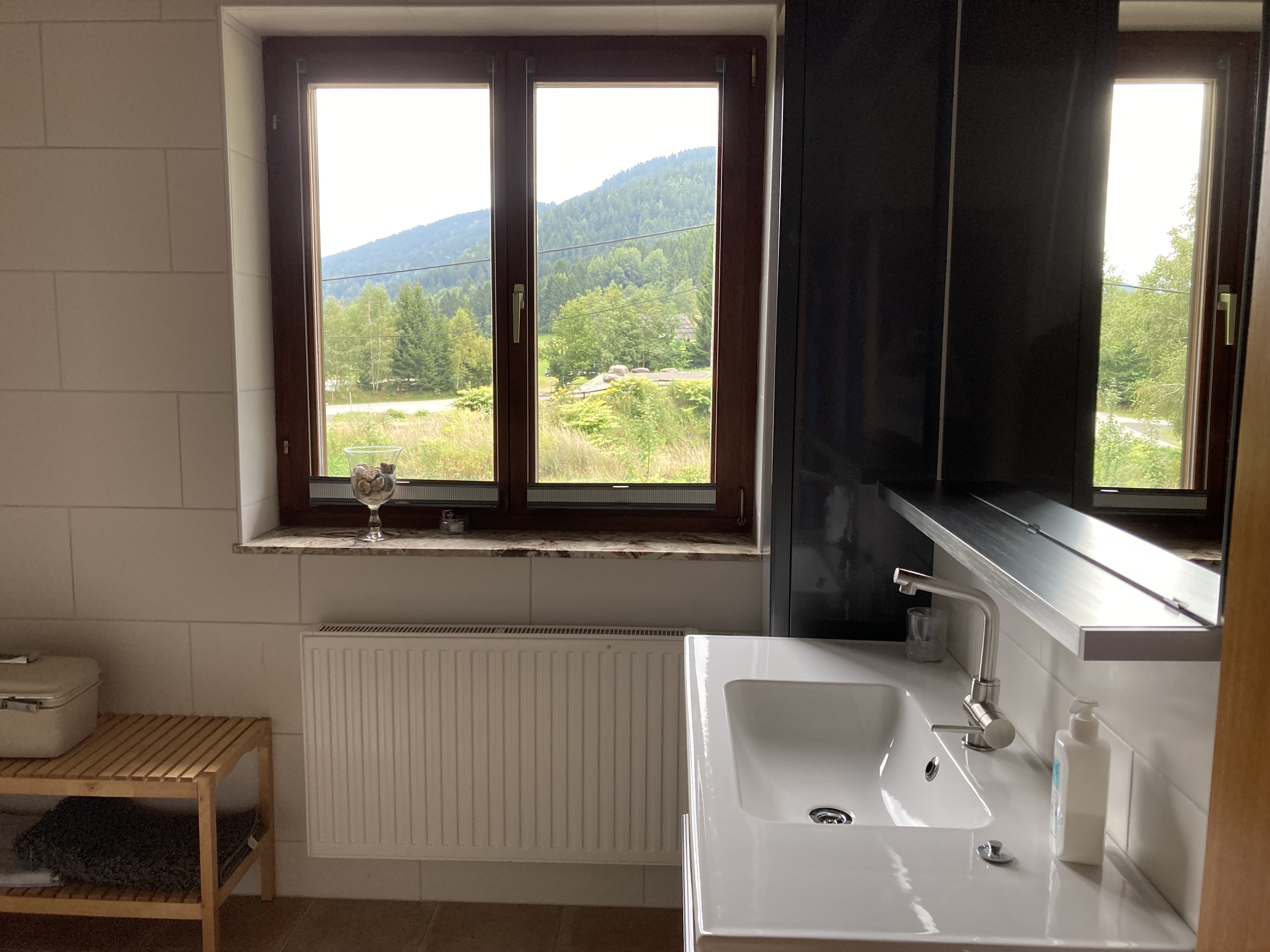 Badkamer beneden, wastafel